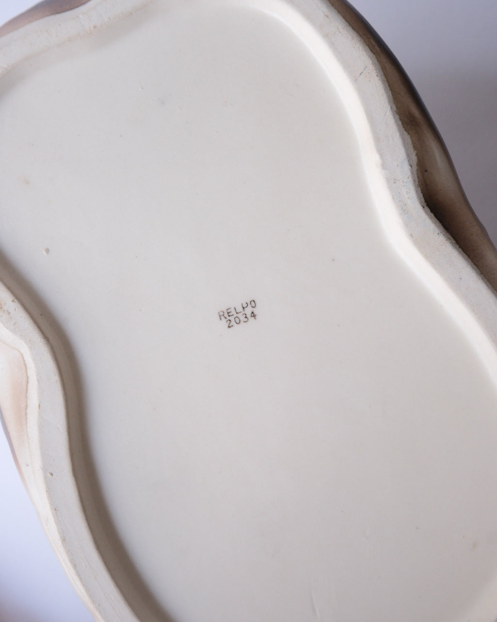 50-60s vintage relpo golf ceramic planter