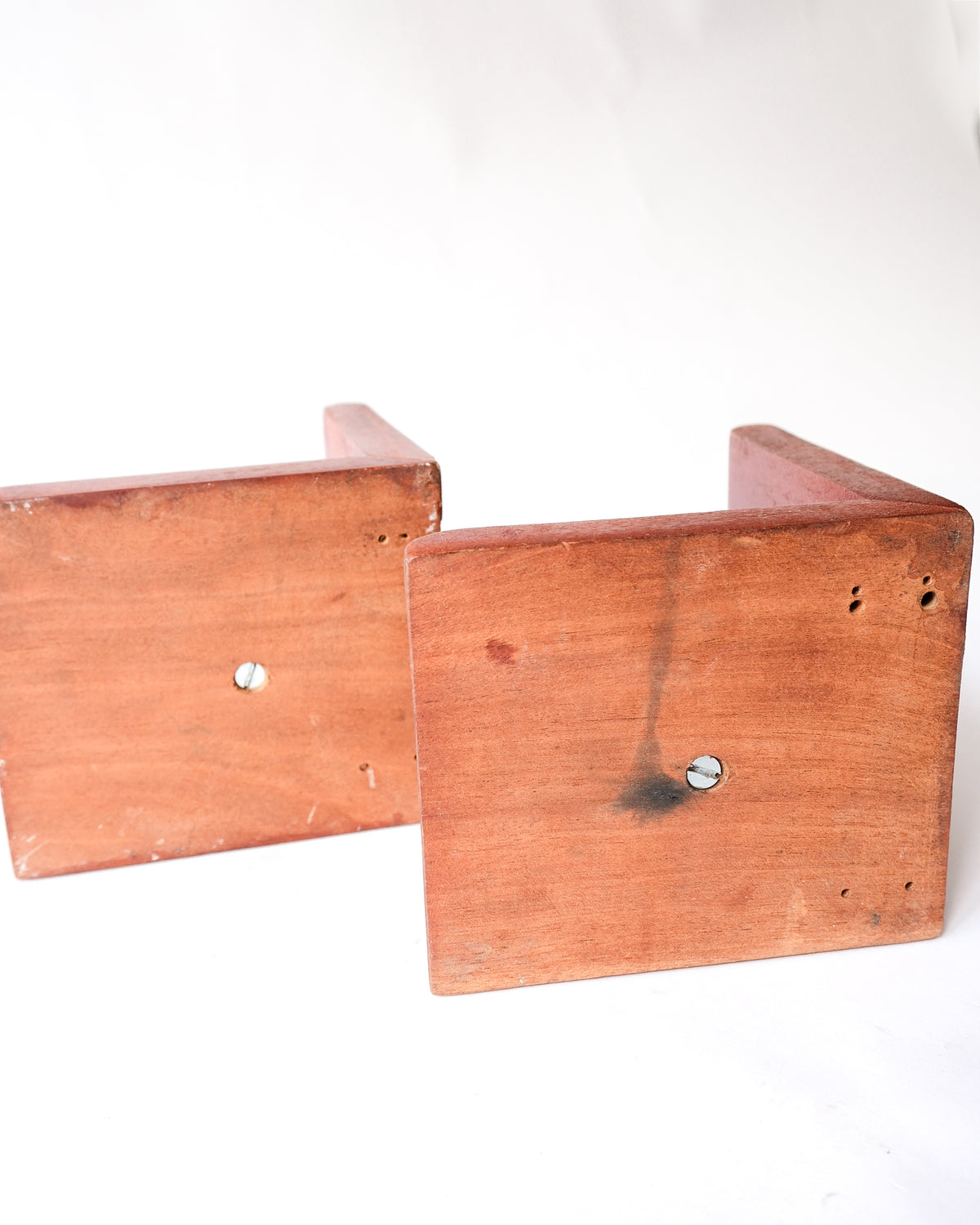 Vintage wooden bookend