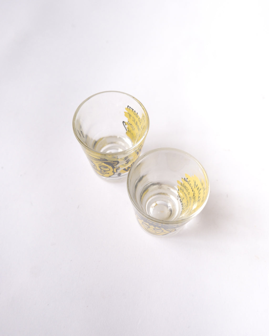 vintage shot glasses