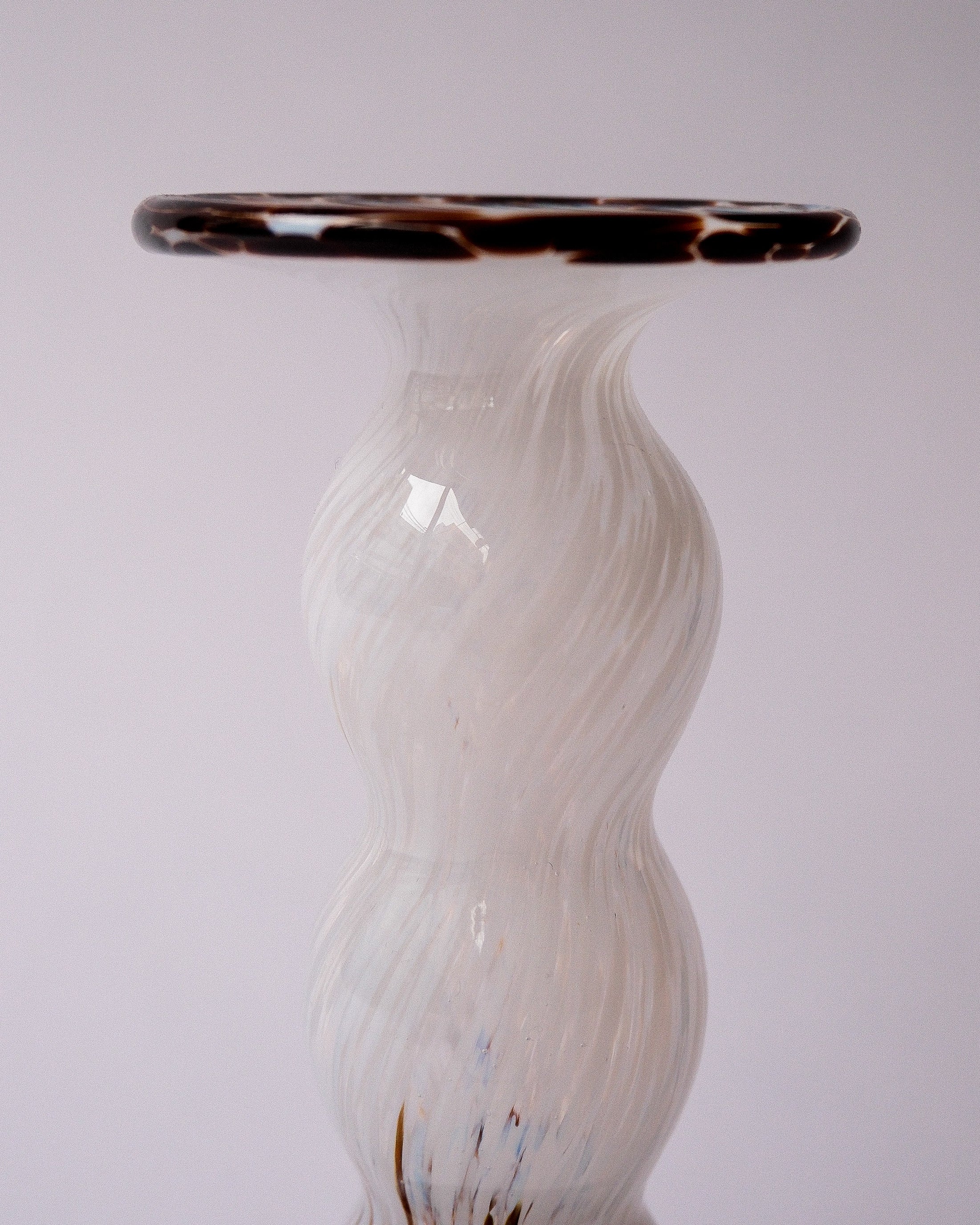 vintage glass vase made in sweden