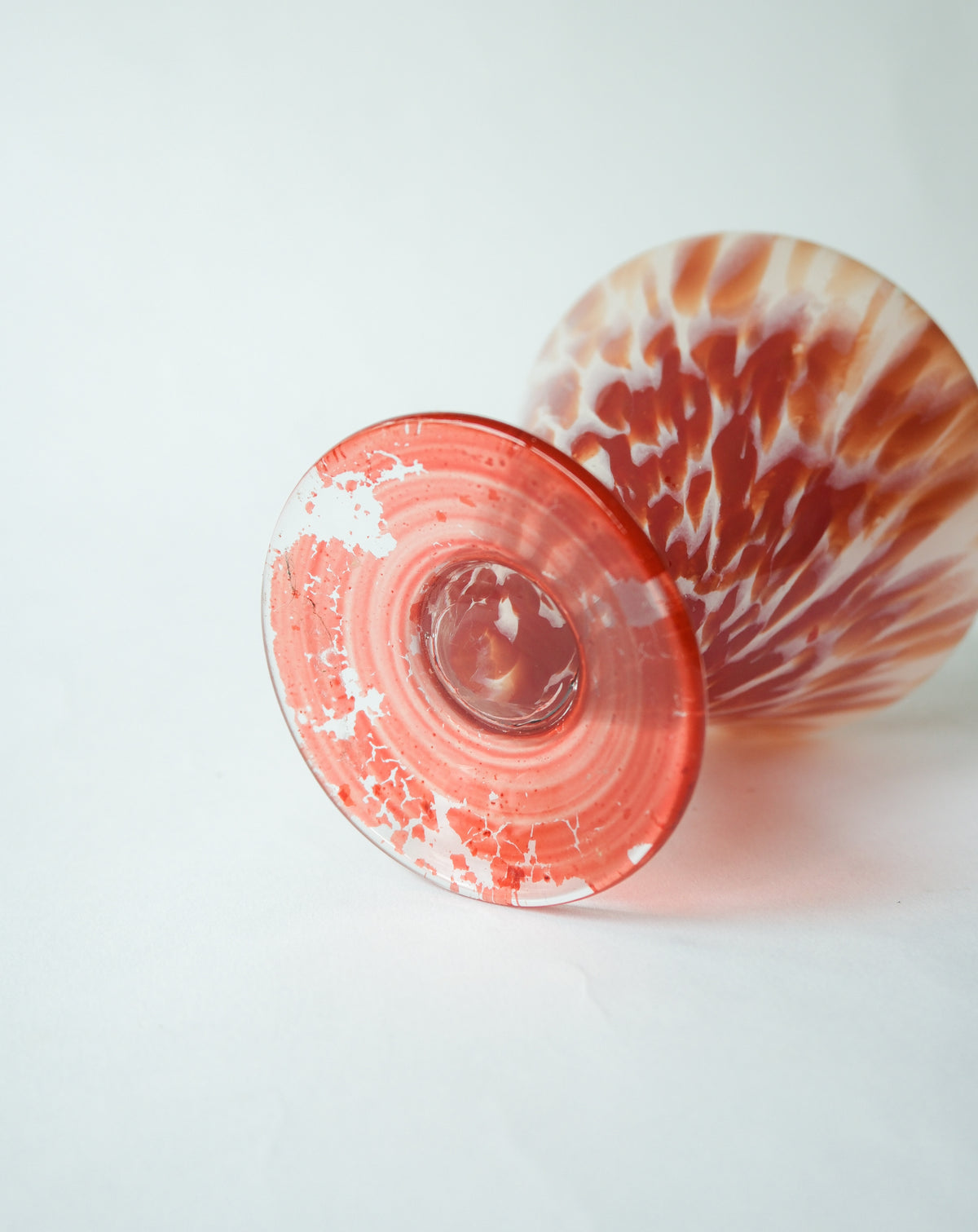 Vintage glass vase