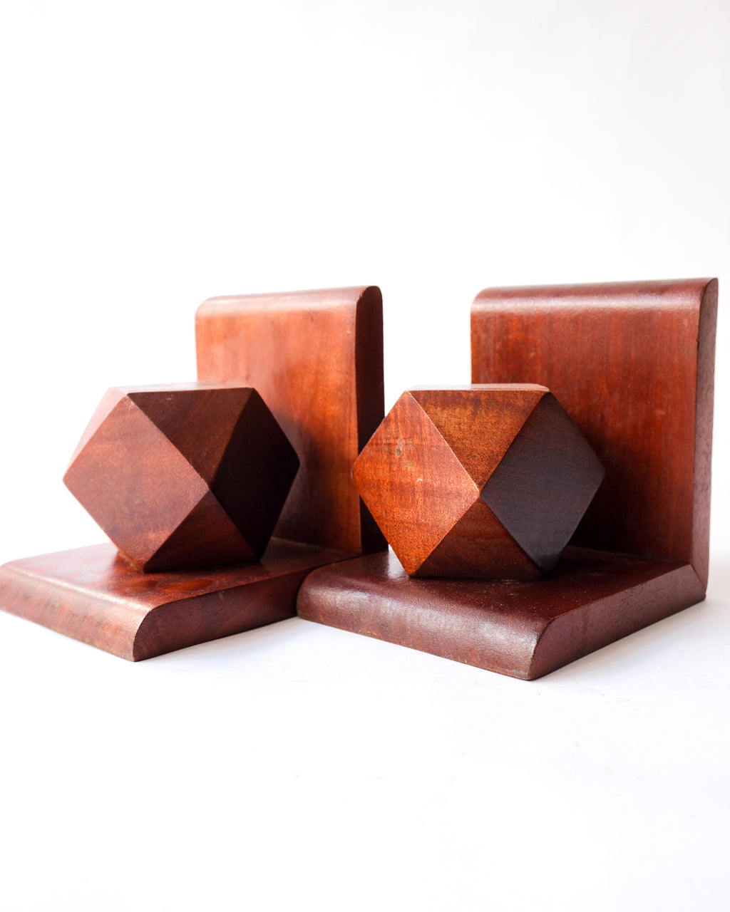 Vintage wooden bookend
