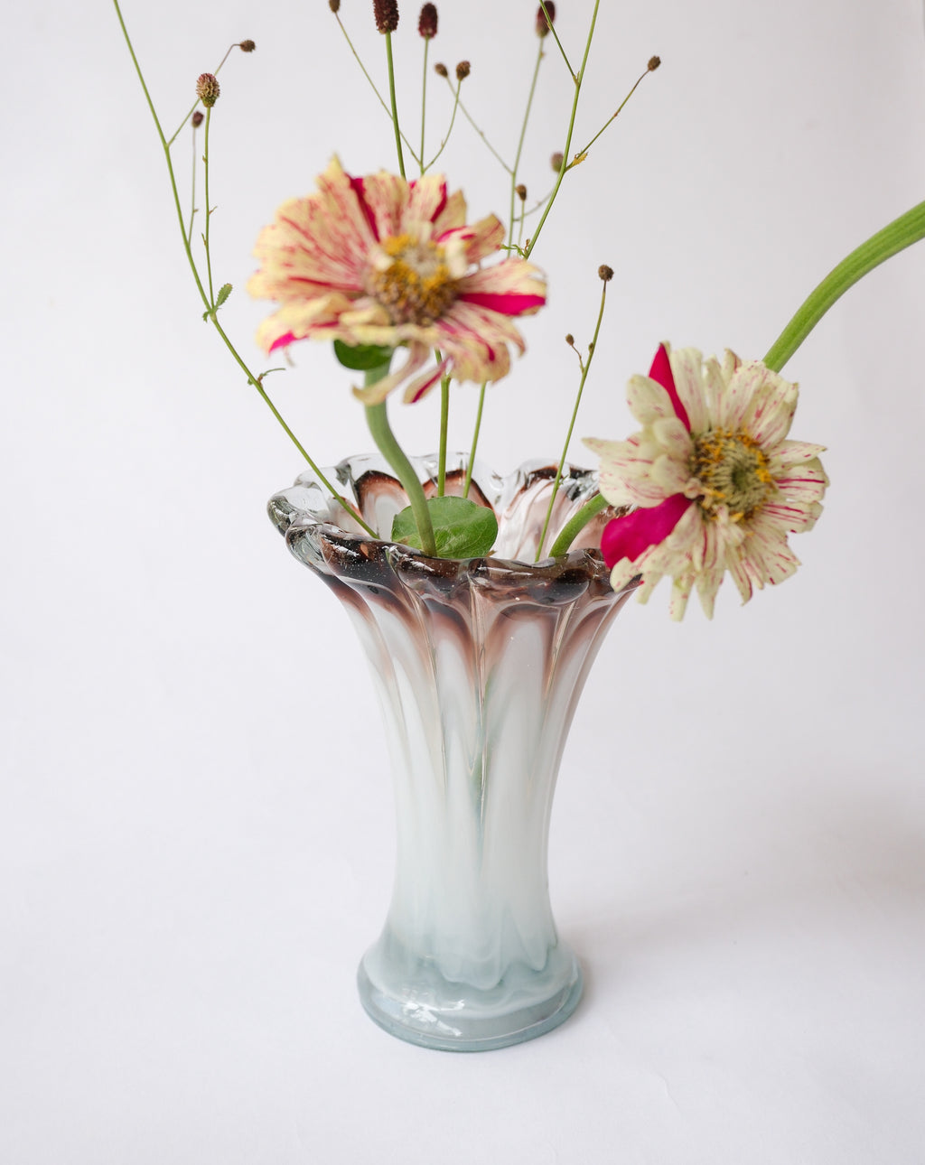 Vintage glass vase