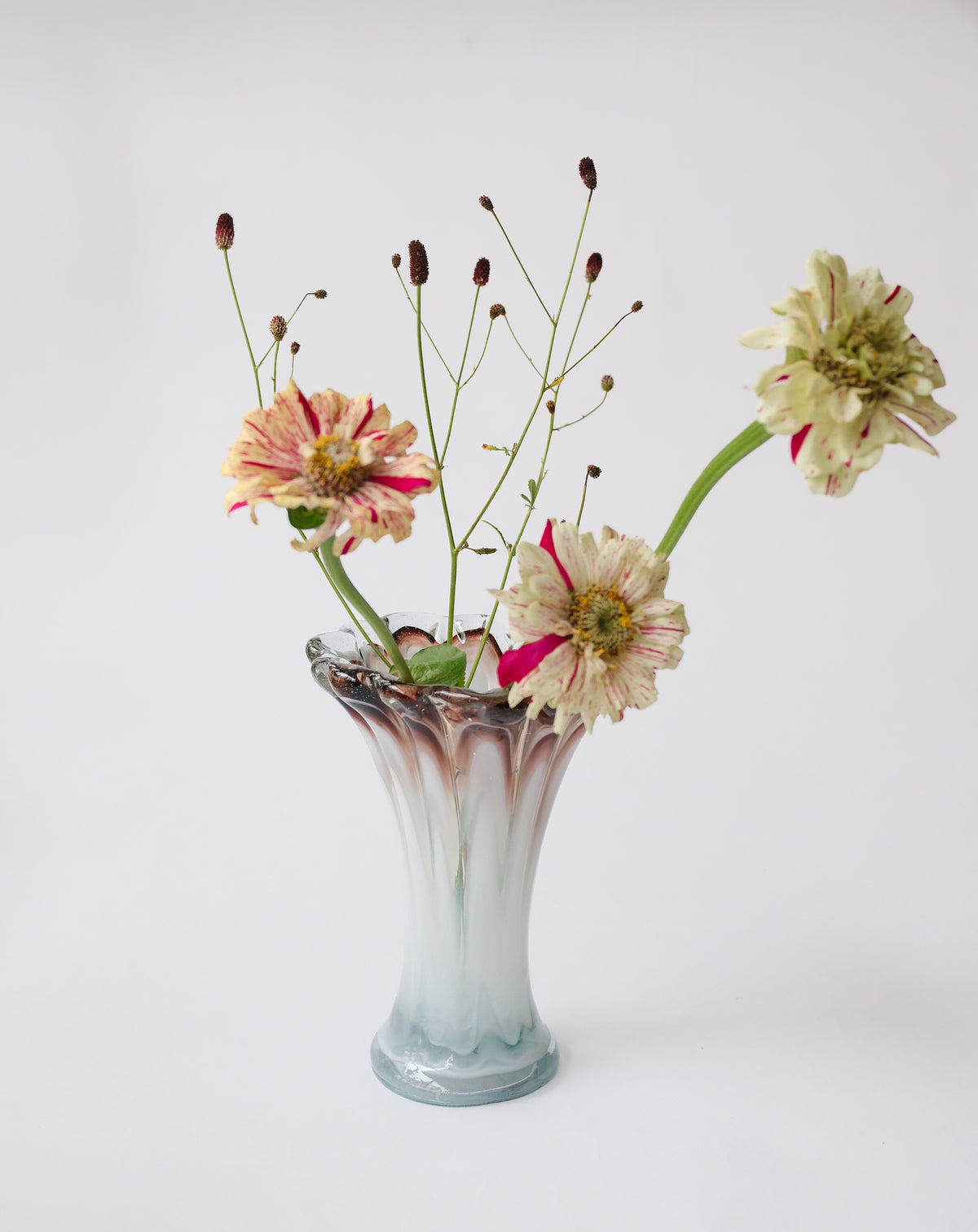 Vintage glass vase