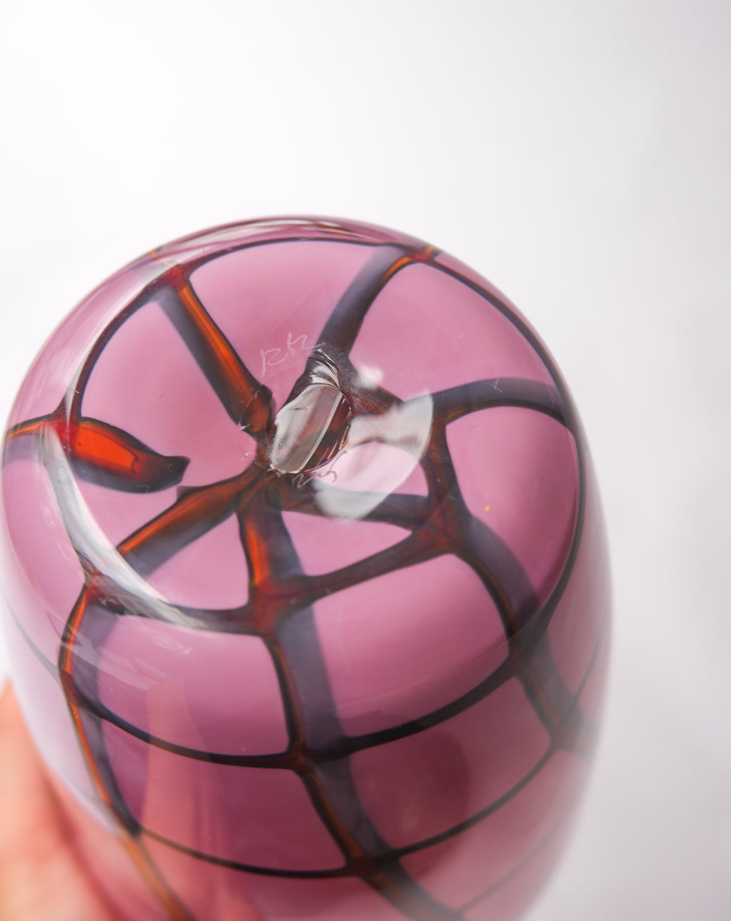 Designers art glass vase