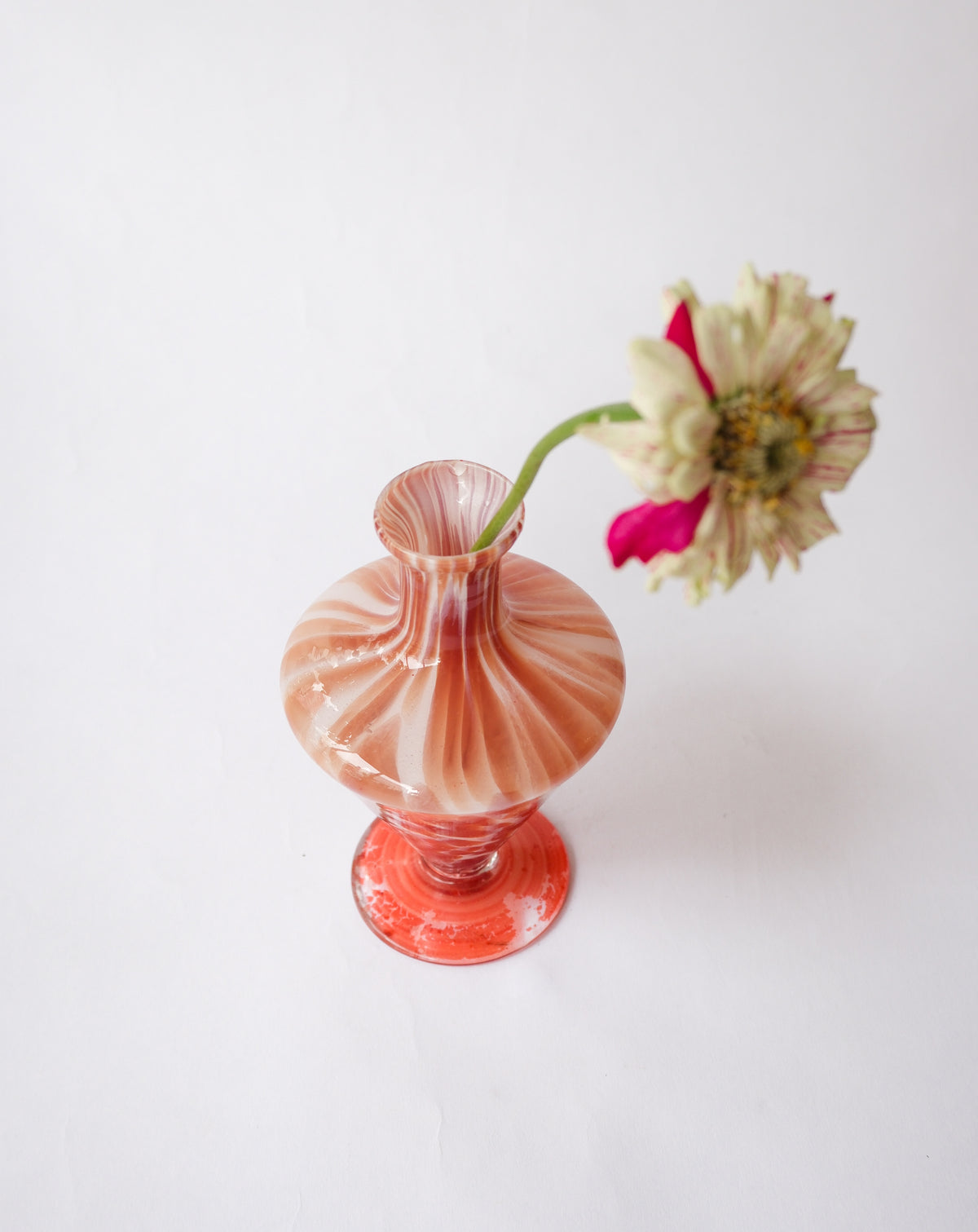 Vintage glass vase