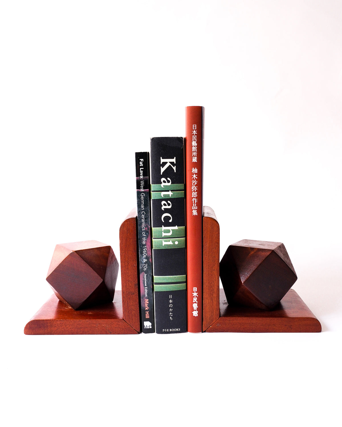 Vintage wooden bookend
