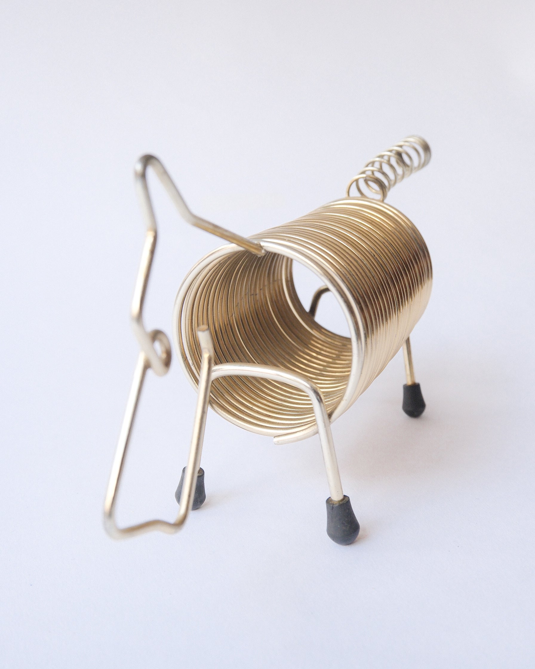 Metal Spring Dog Card Holder