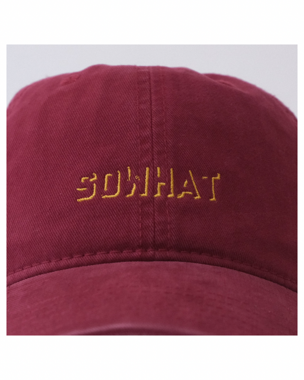 sowhat shadow logo cap