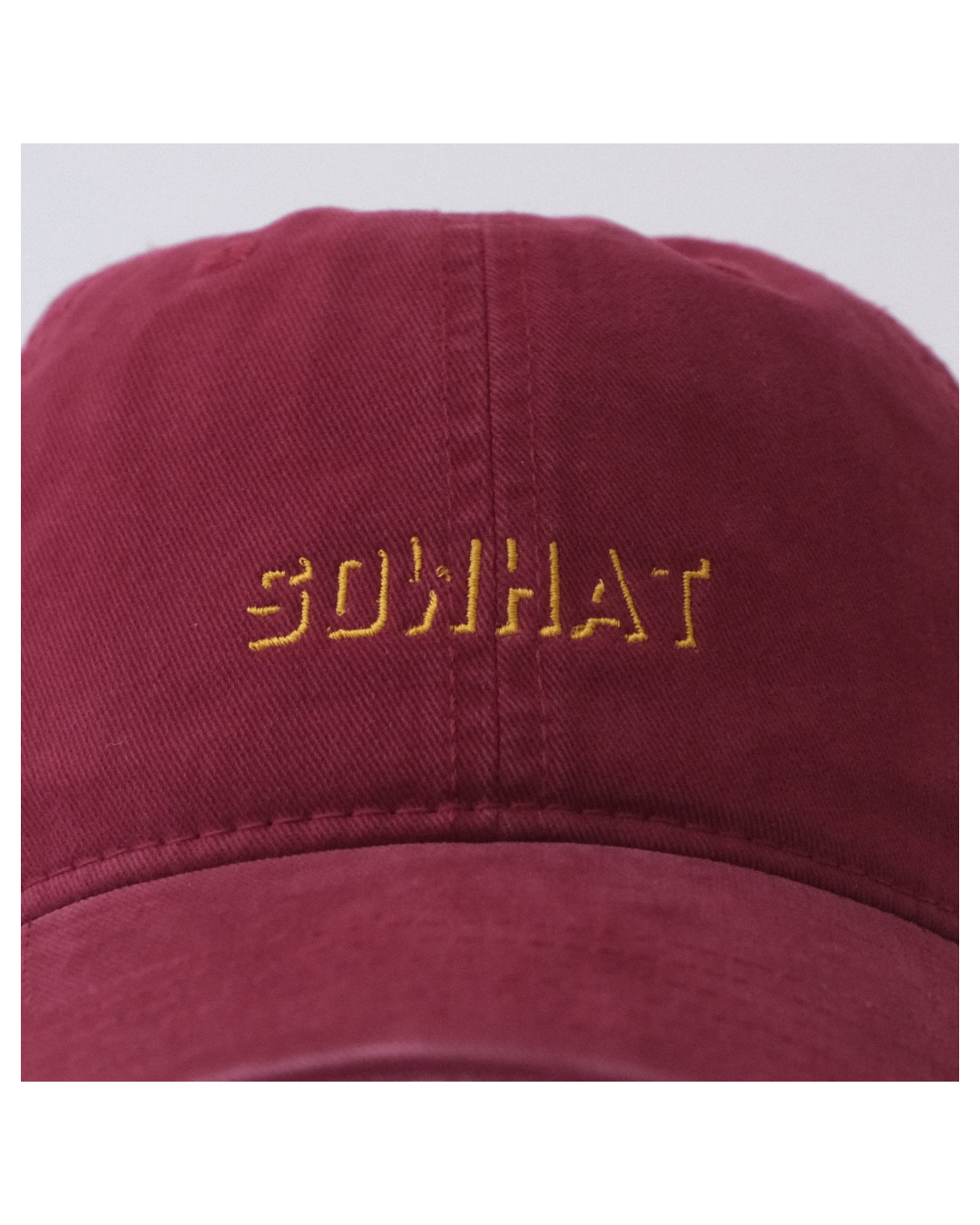 sowhat shadow logo cap