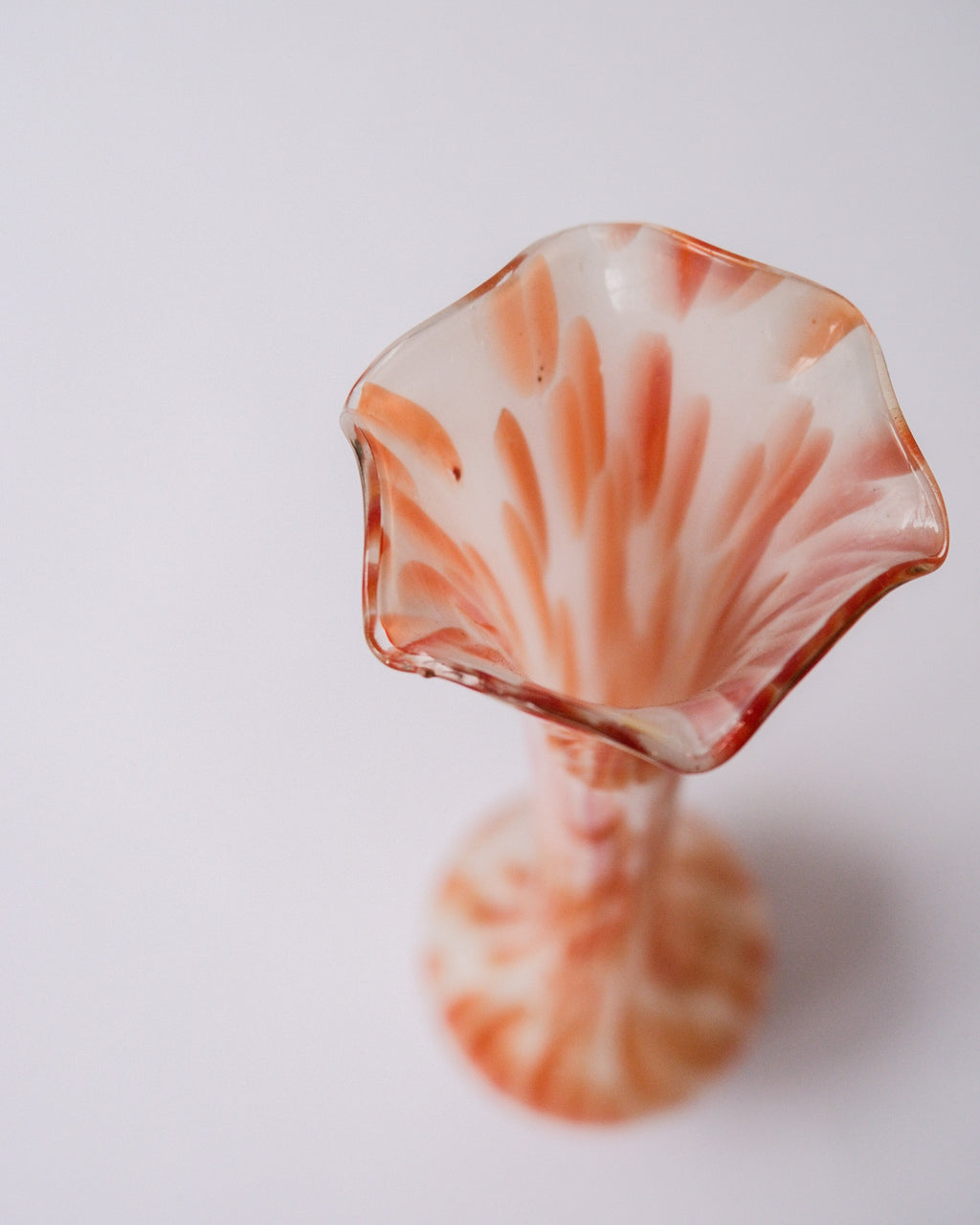 vintage glass vase