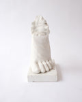 Foot plaster sculpture