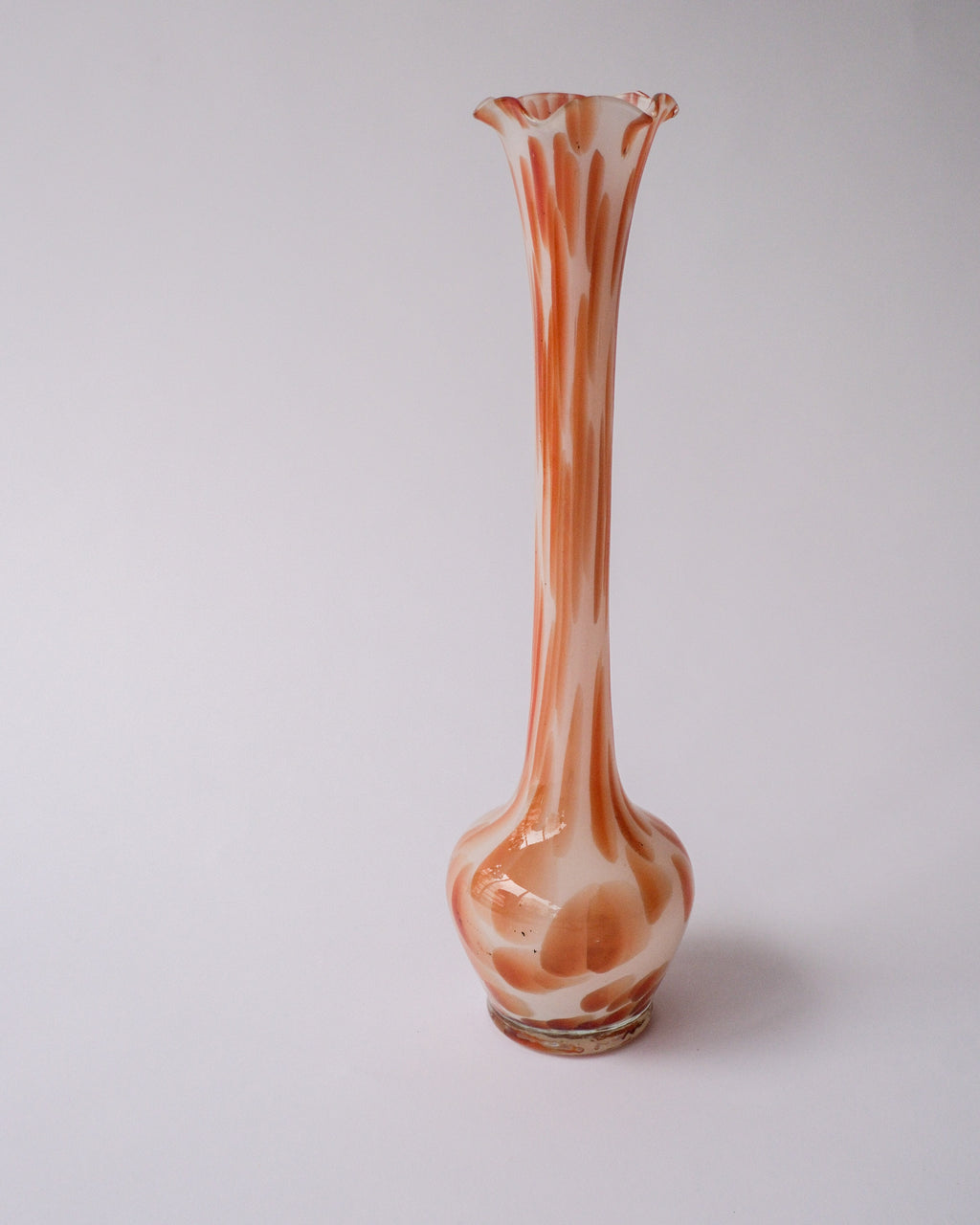 vintage glass vase