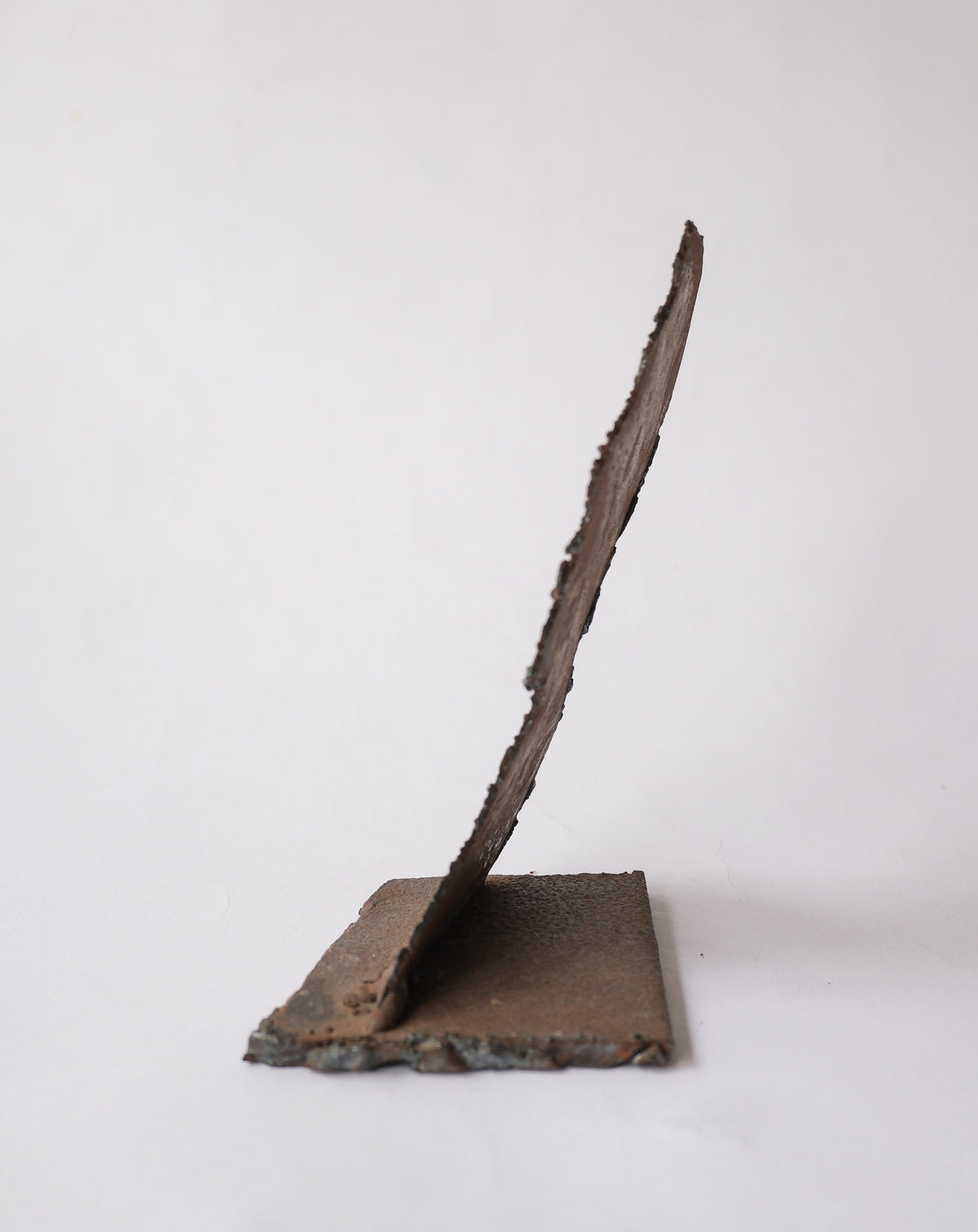 Rustic iron face silhouette