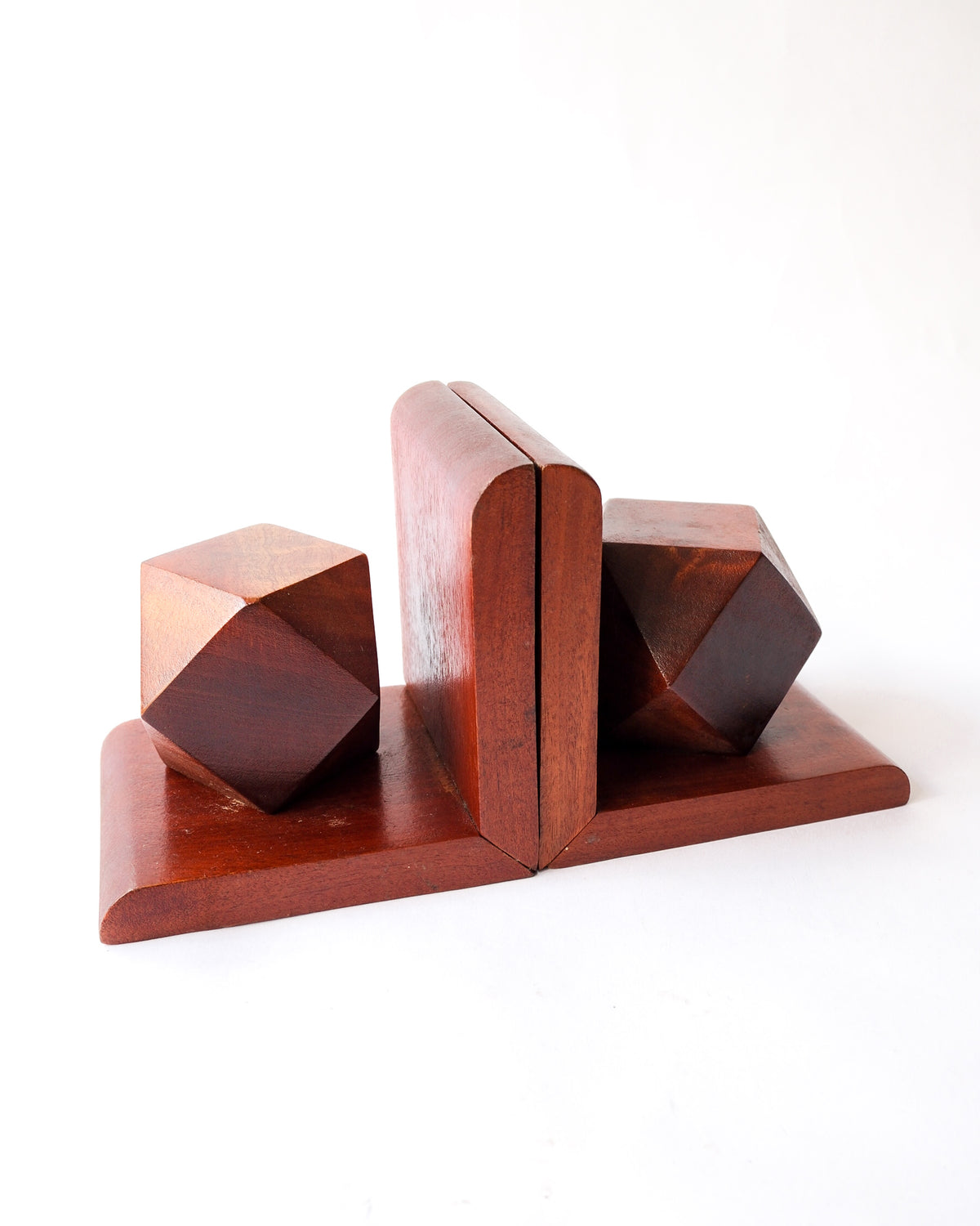 Vintage wooden bookend