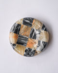 Checker stone ash tray