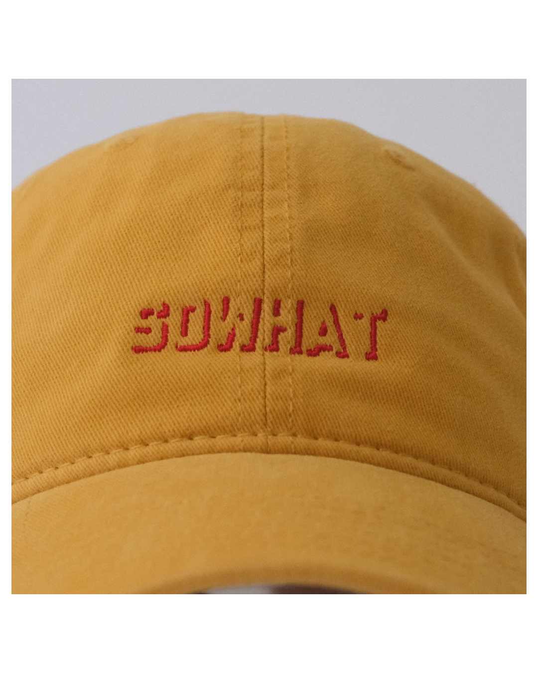 sowhat shadow logo cap