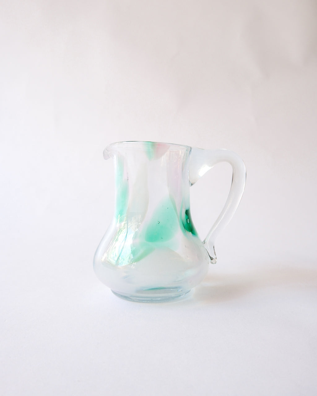 Vintage glass mini pitcher