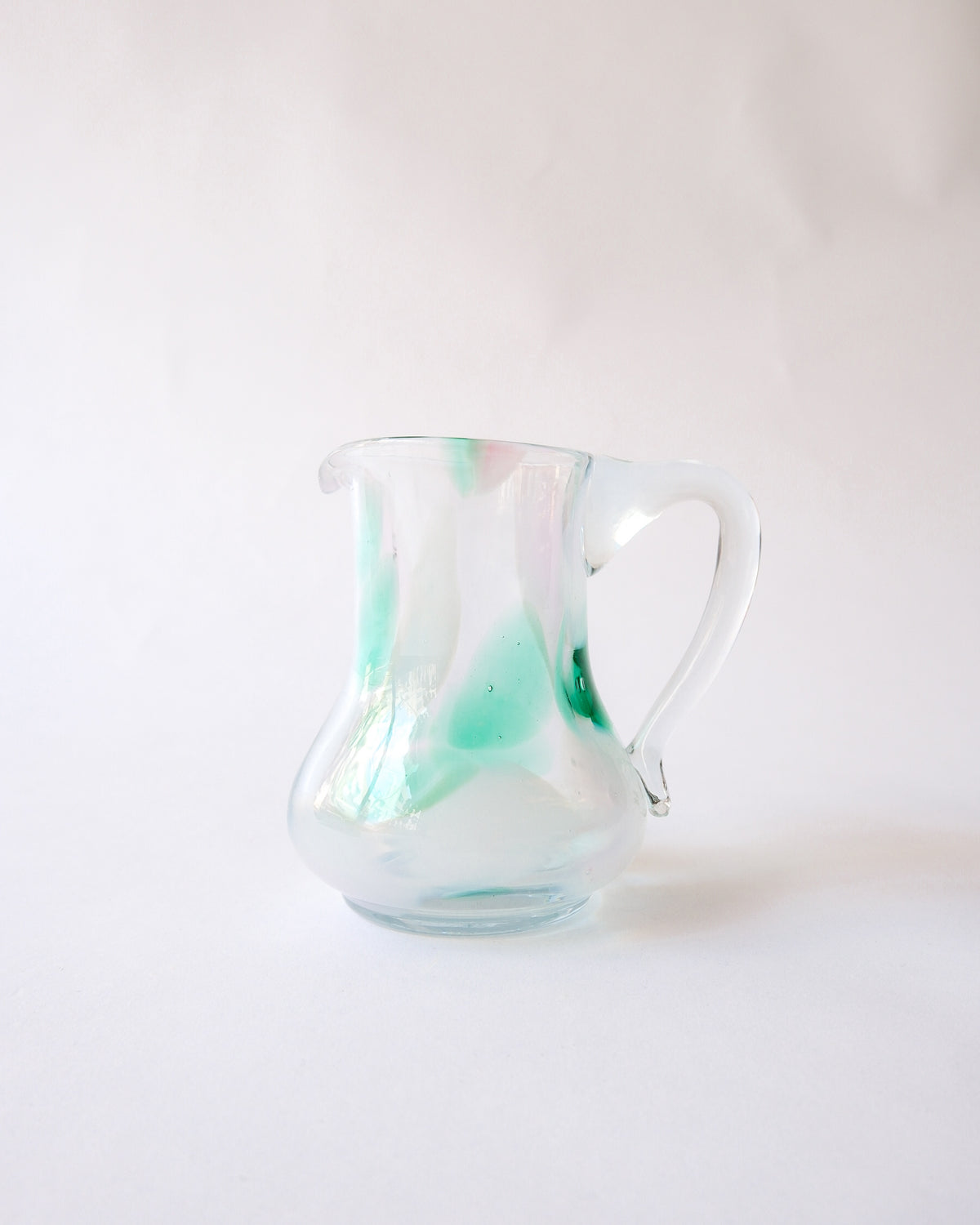 Vintage glass mini pitcher
