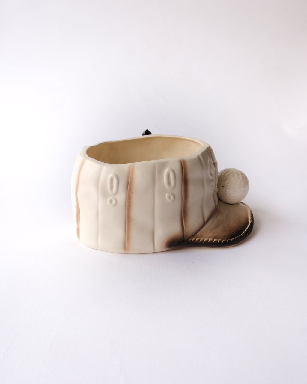 50-60s vintage relpo golf ceramic planter