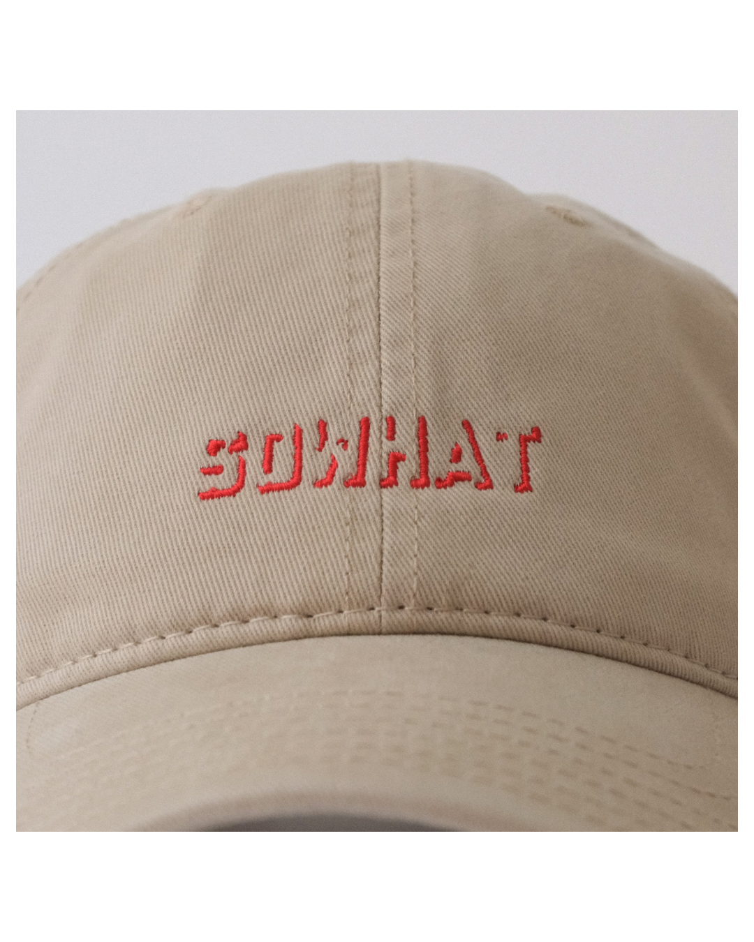 sowhat shadow logo cap