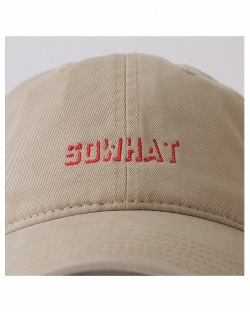 sowhat shadow logo cap