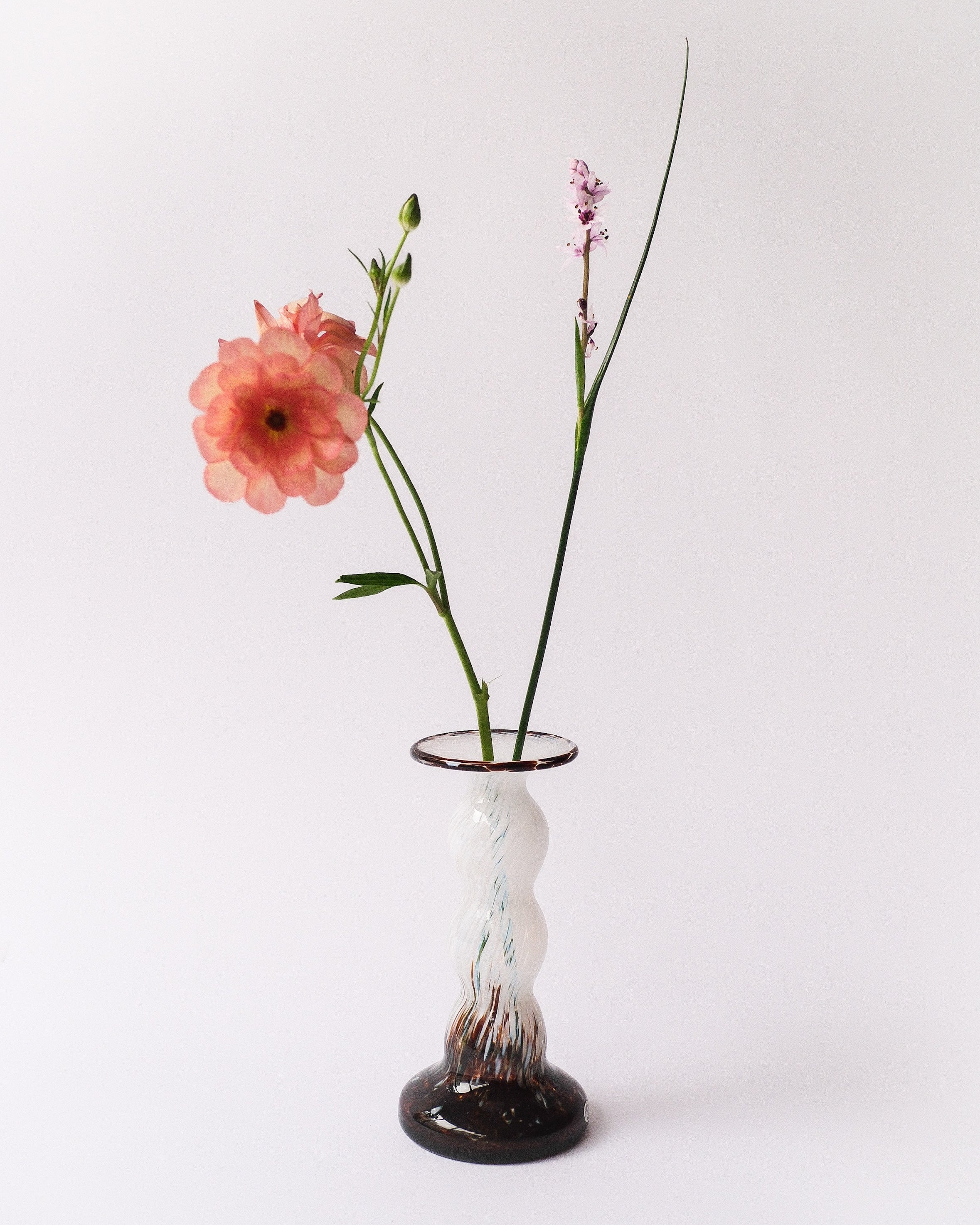 vintage glass vase made in sweden