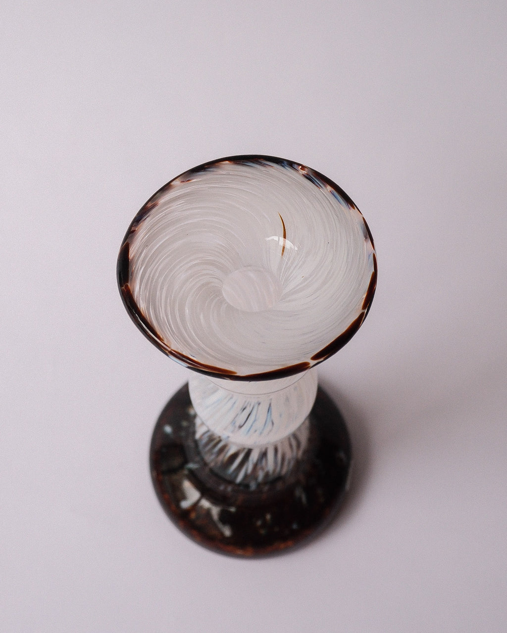 vintage glass vase made in sweden