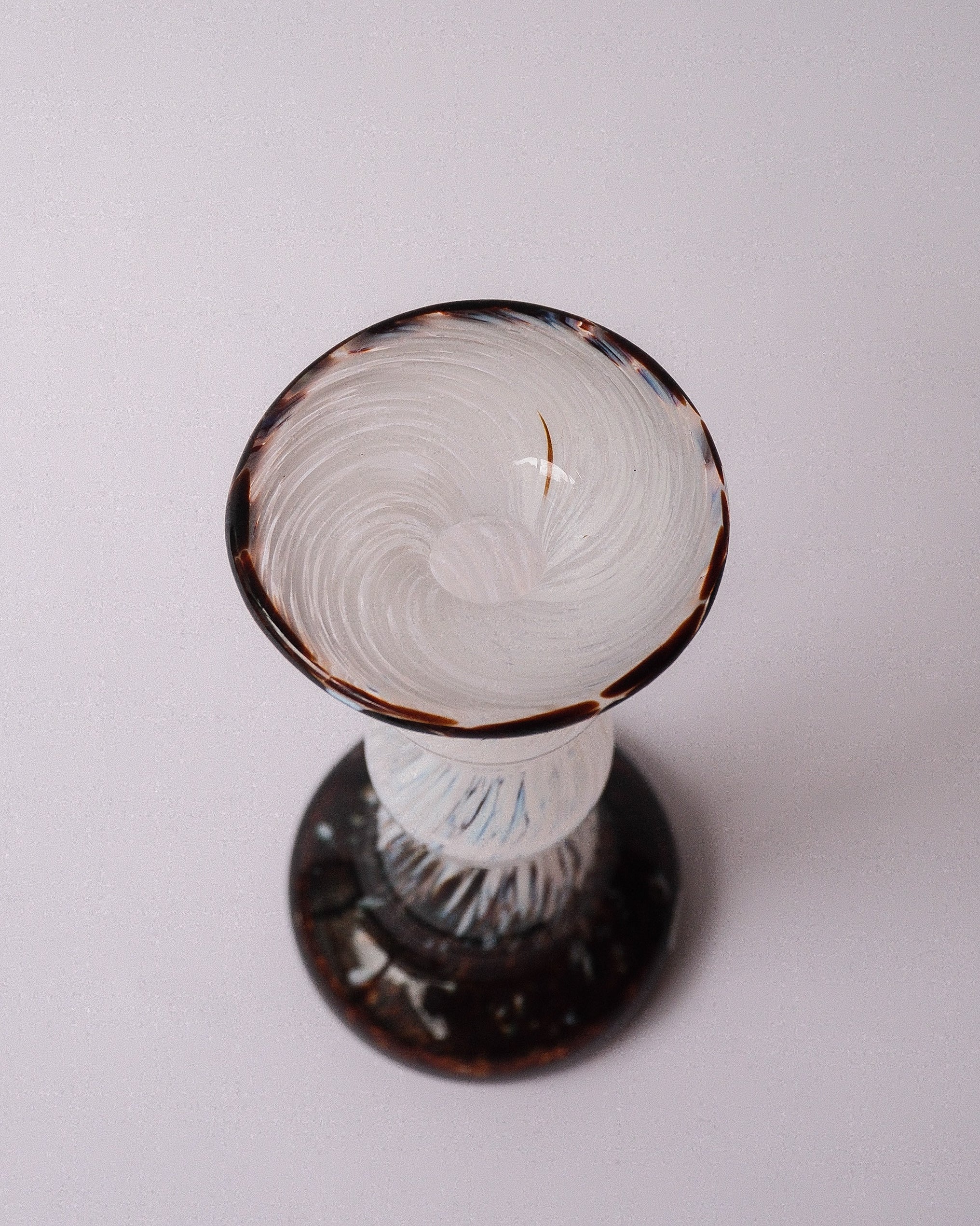 vintage glass vase made in sweden