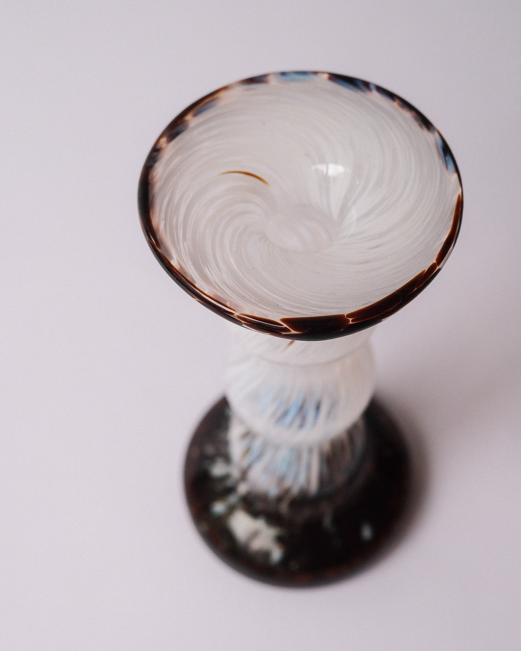 vintage glass vase made in sweden
