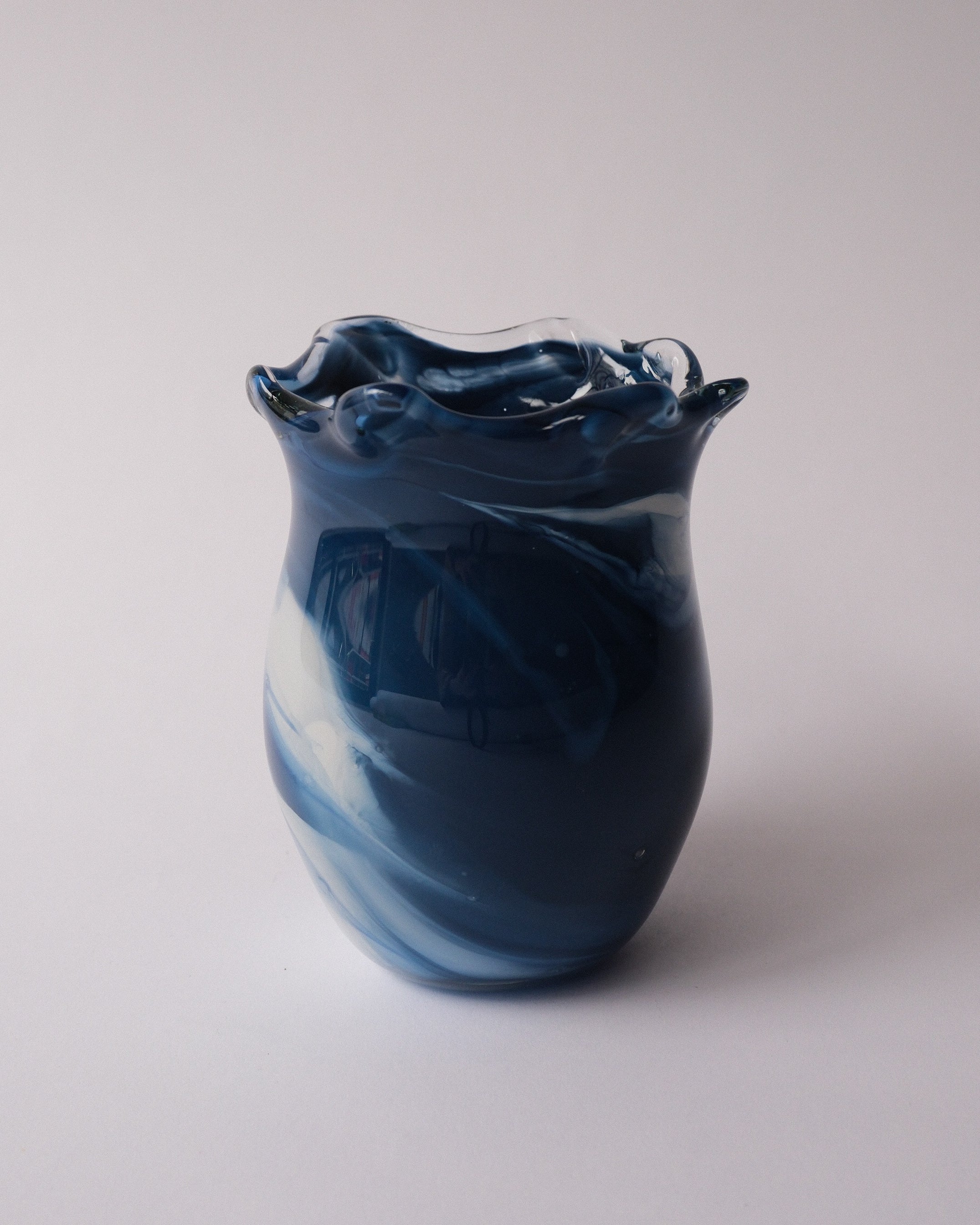 vintage art glass vase