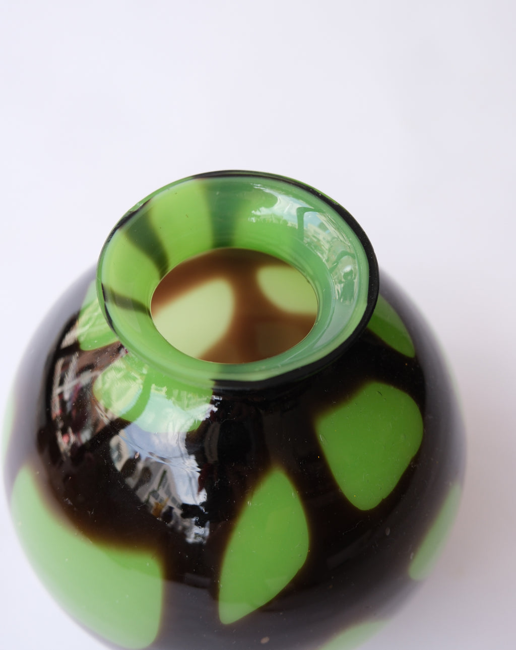Vintage art glass vase