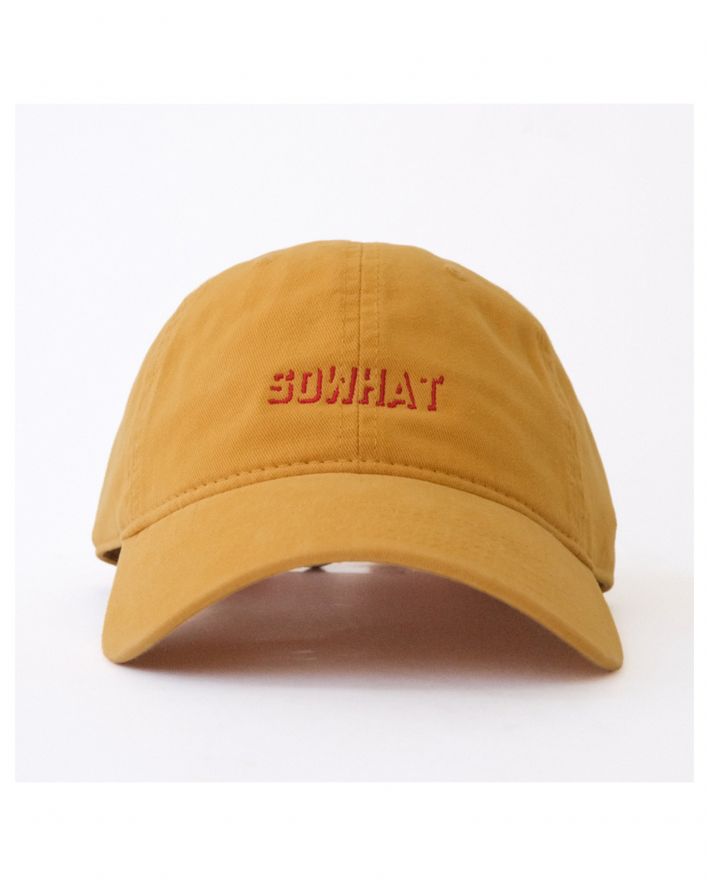 sowhat shadow logo cap