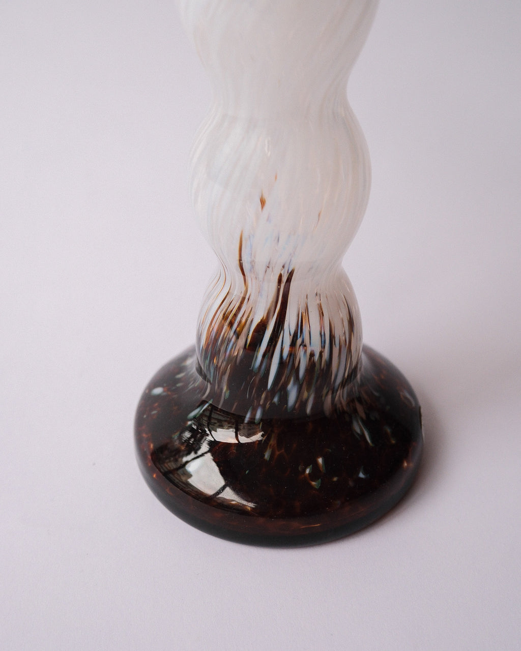 vintage glass vase made in sweden