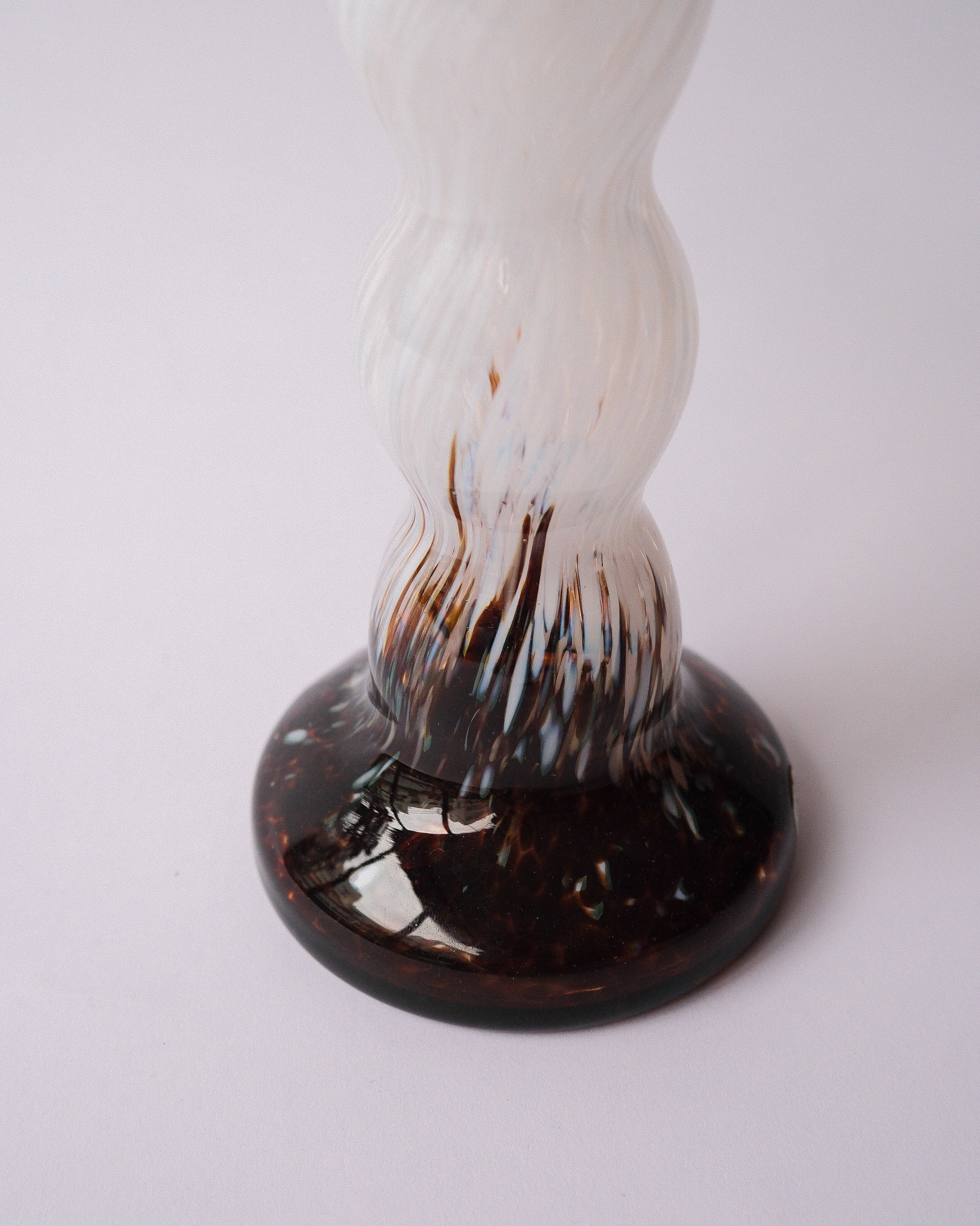 vintage glass vase made in sweden