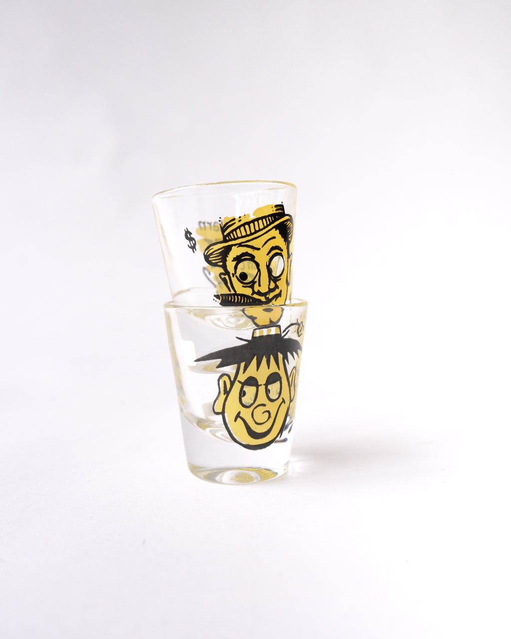 vintage shot glasses