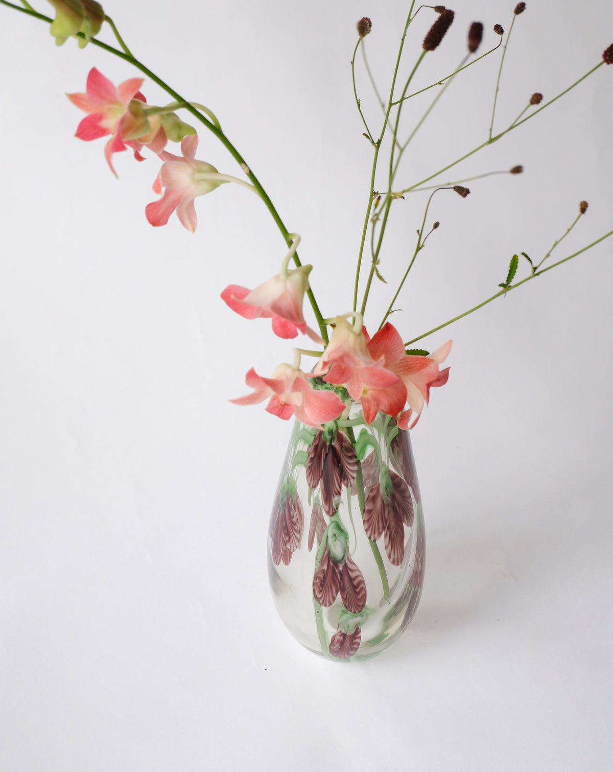 Vintage glass vase