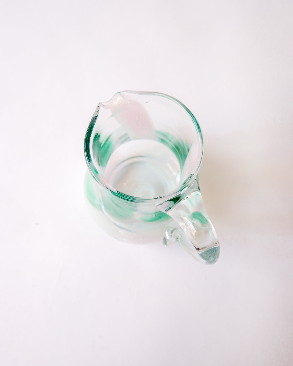 Vintage glass mini pitcher