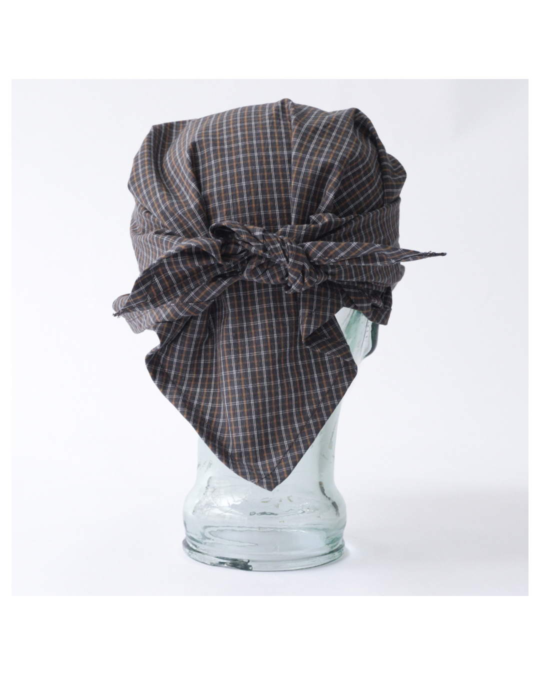 Sowhat Bandanna Cap Black plaid