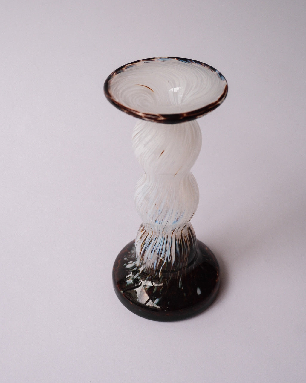 vintage glass vase made in sweden