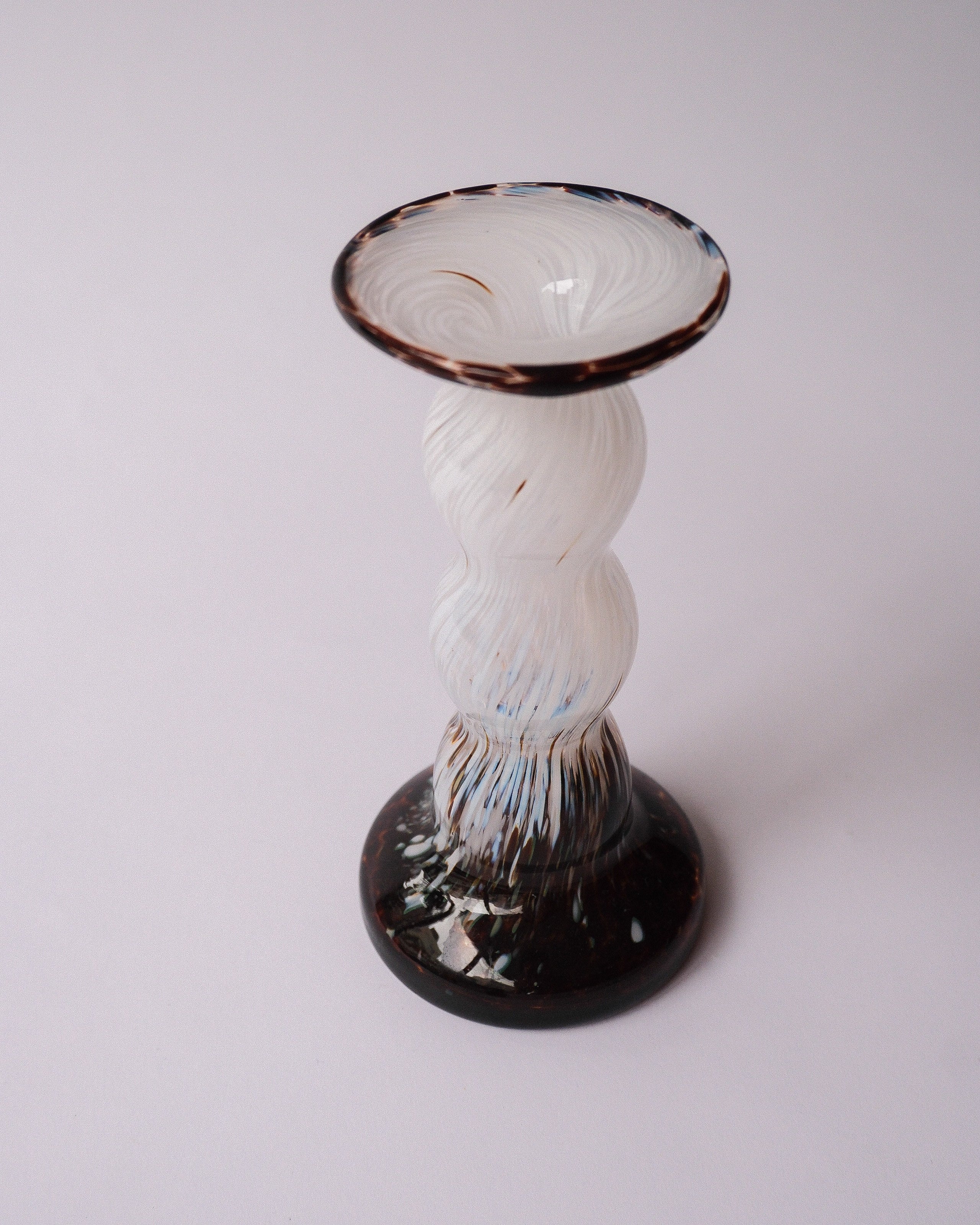 vintage glass vase made in sweden