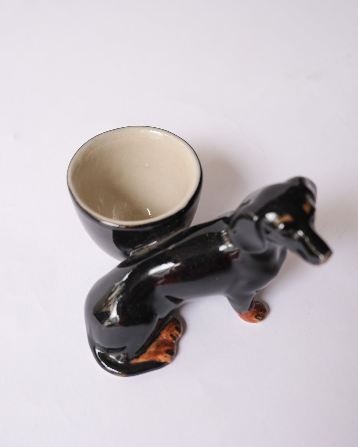 Dachshund egg stand