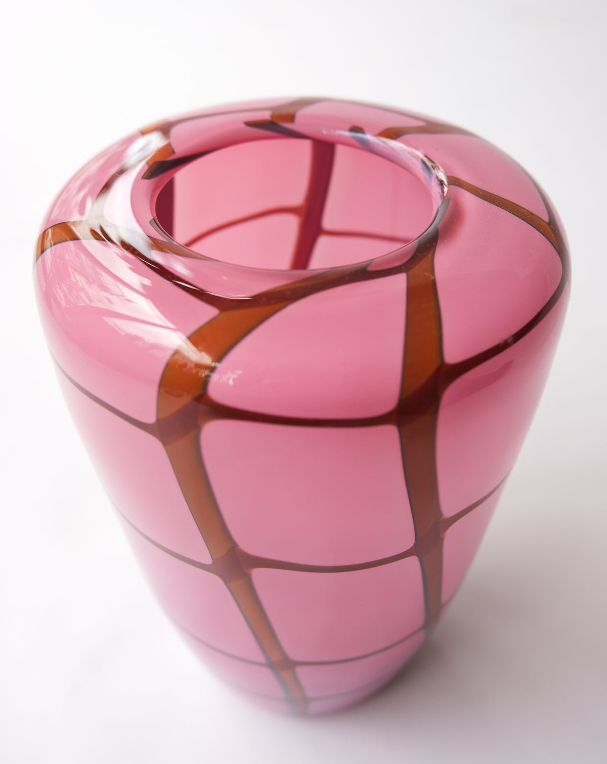 Designers art glass vase