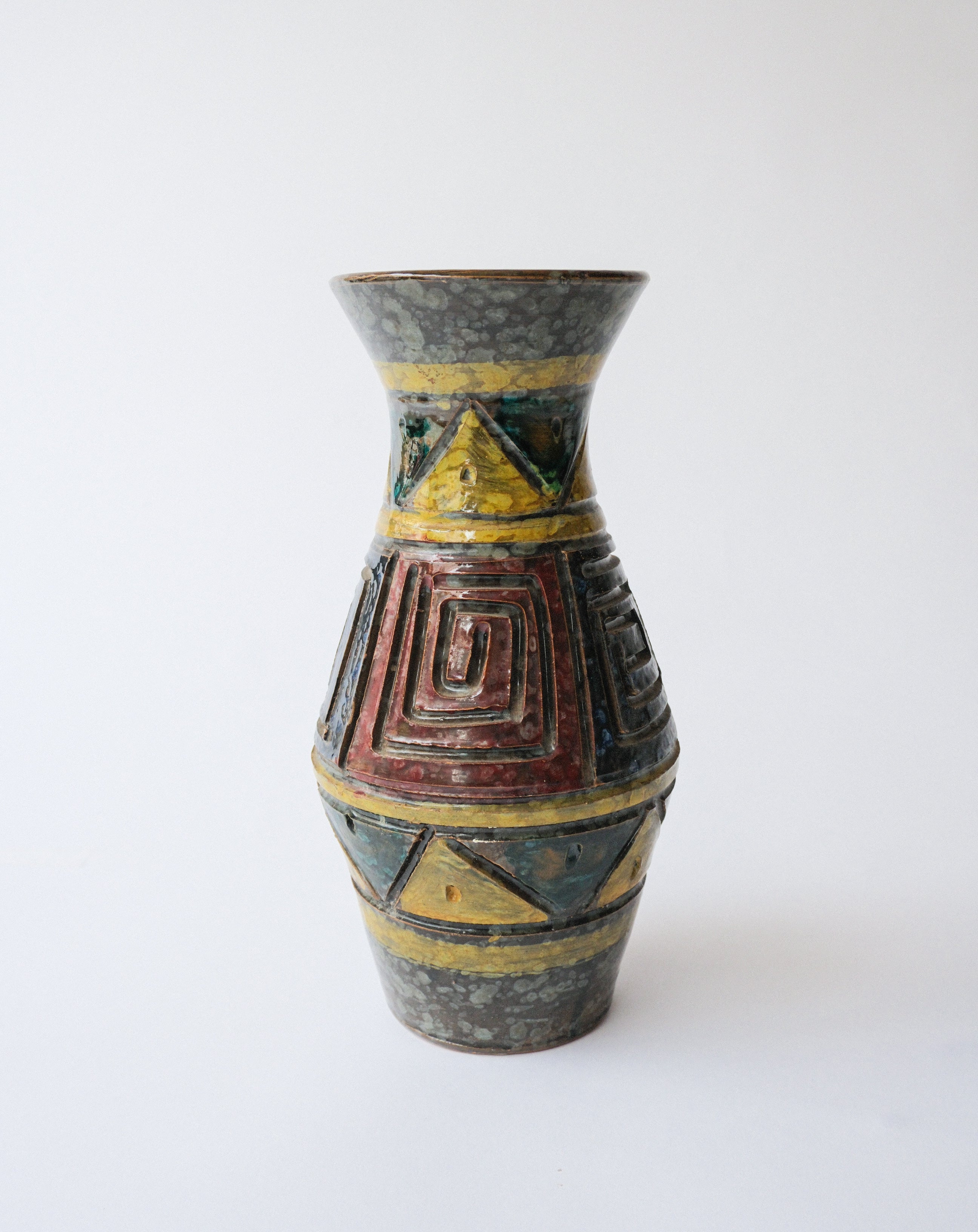 1950s-60s Made in Italy ceramic vase