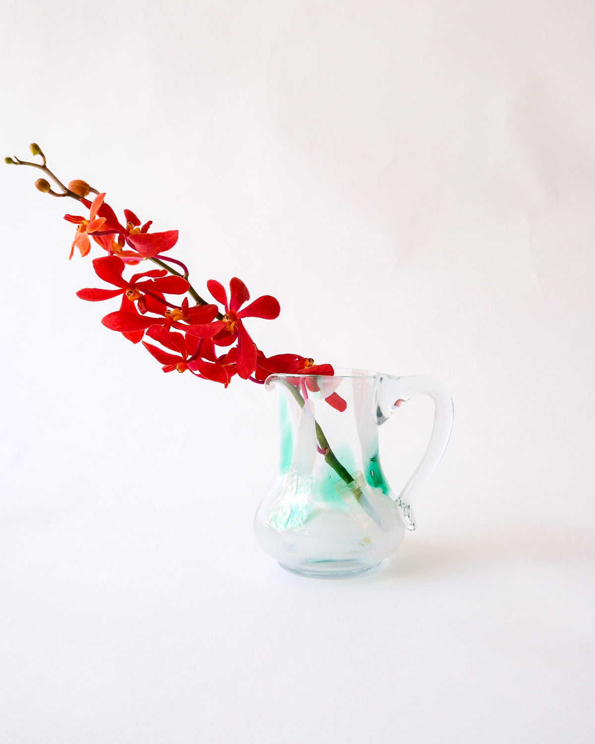 Vintage glass mini pitcher
