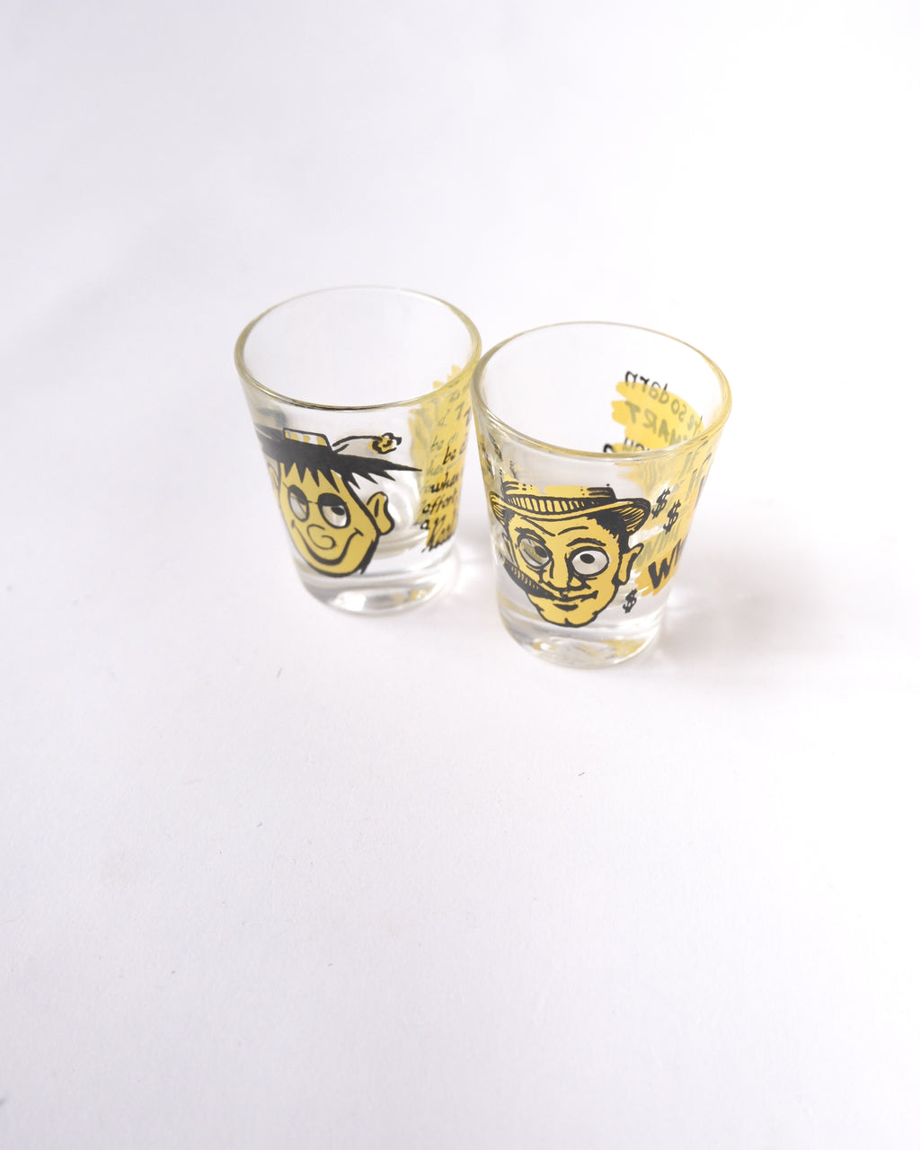 vintage shot glasses