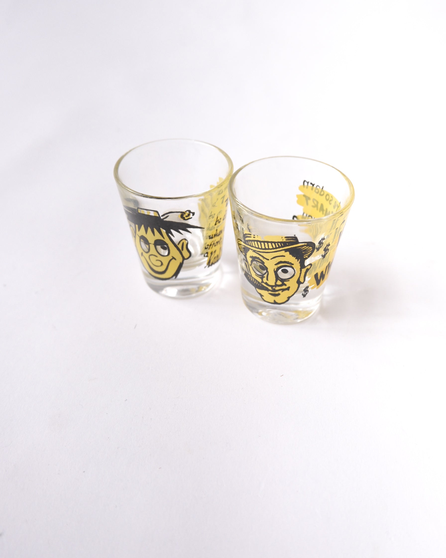 vintage shot glasses