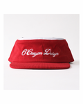6cRAyon Flat Top Embroidered Corduroy Patchwork Baseball Cap