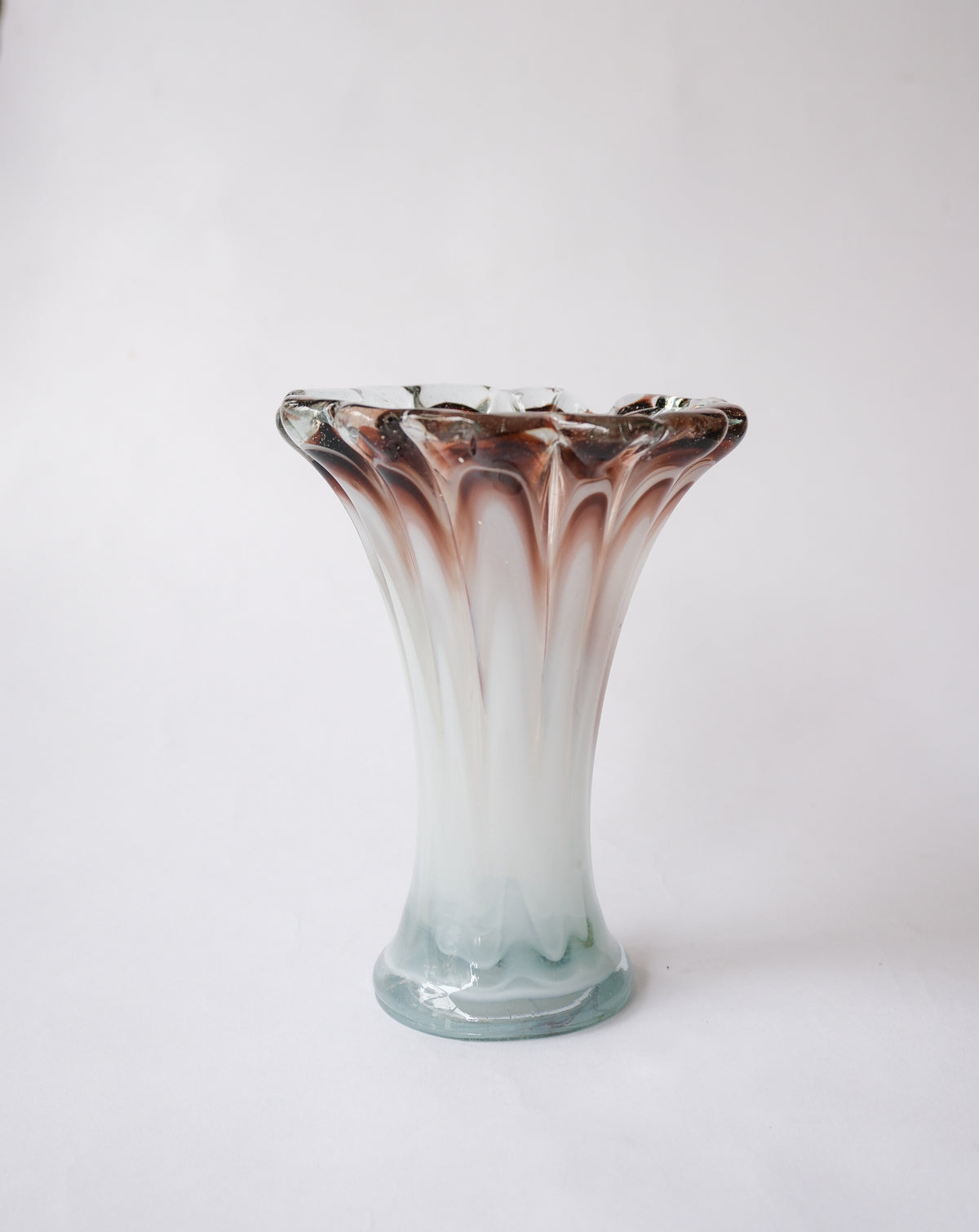 Vintage glass vase