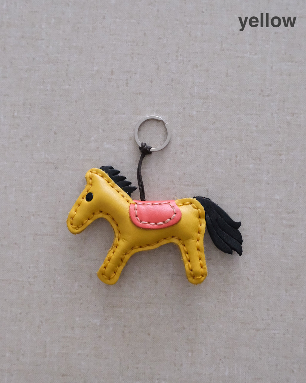 leather horse charm